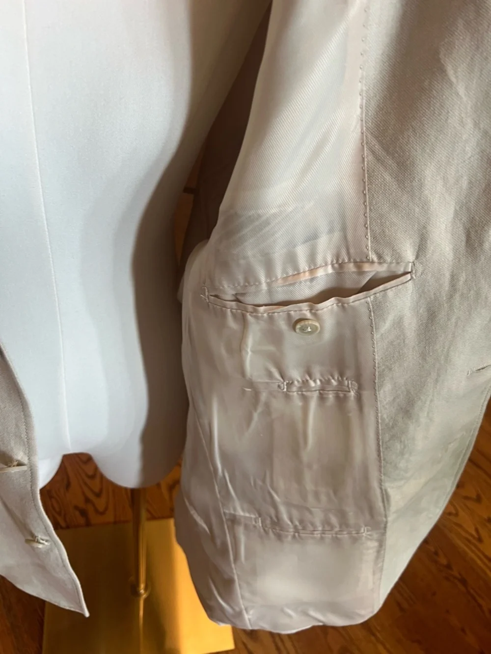 Parc81 Men's Light Tan Safari Jacket- Size XL
